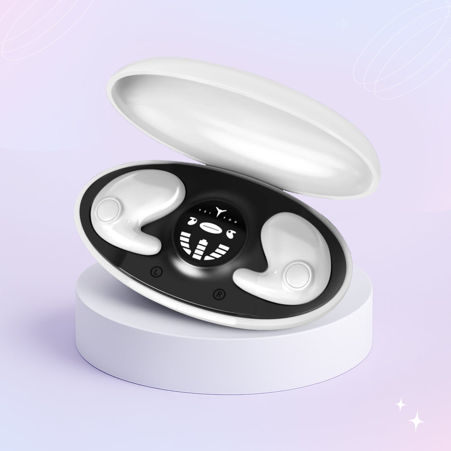 Invisible Sleep Earphone White