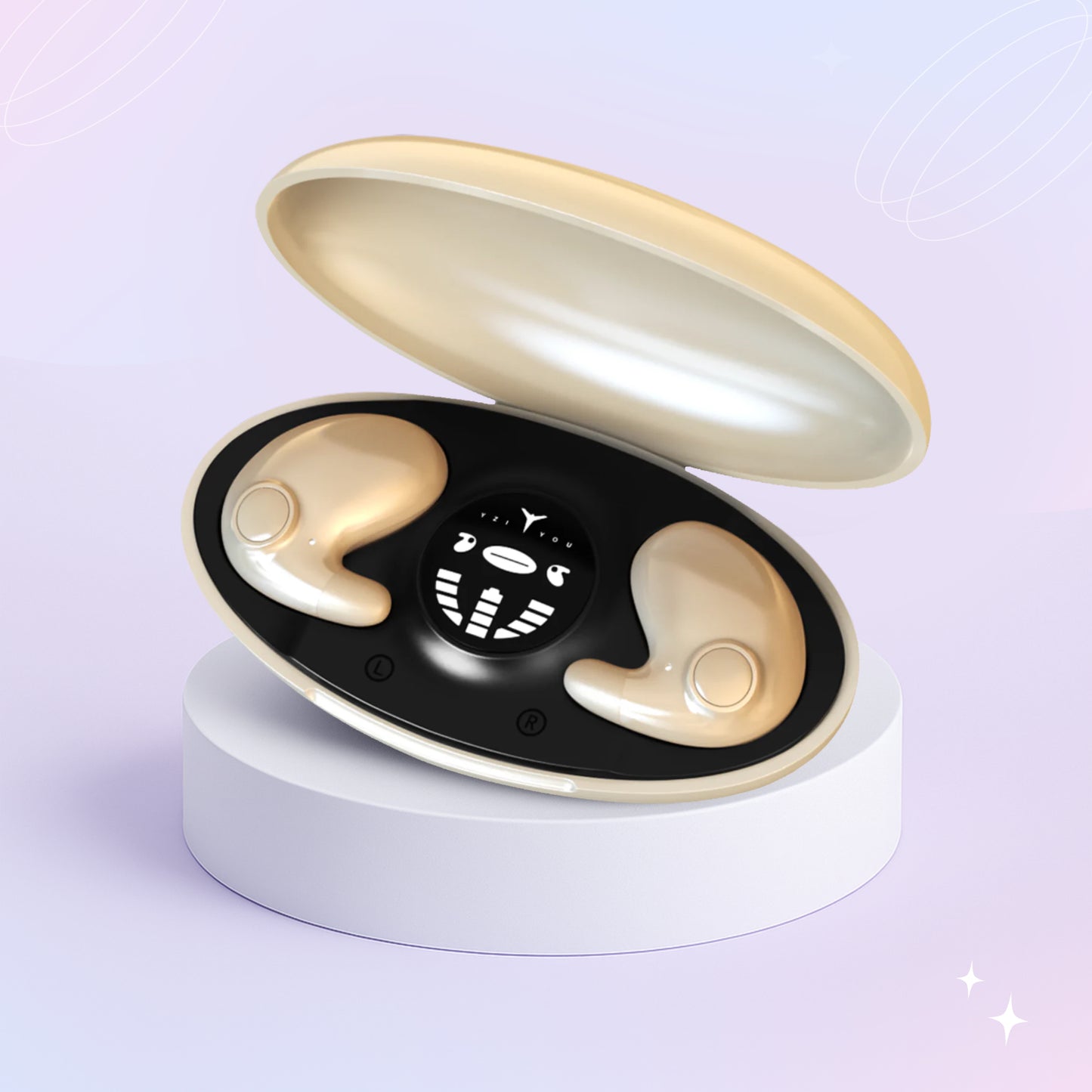 Invisible Sleep Earphone Gold