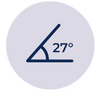 27° ergonomic lift