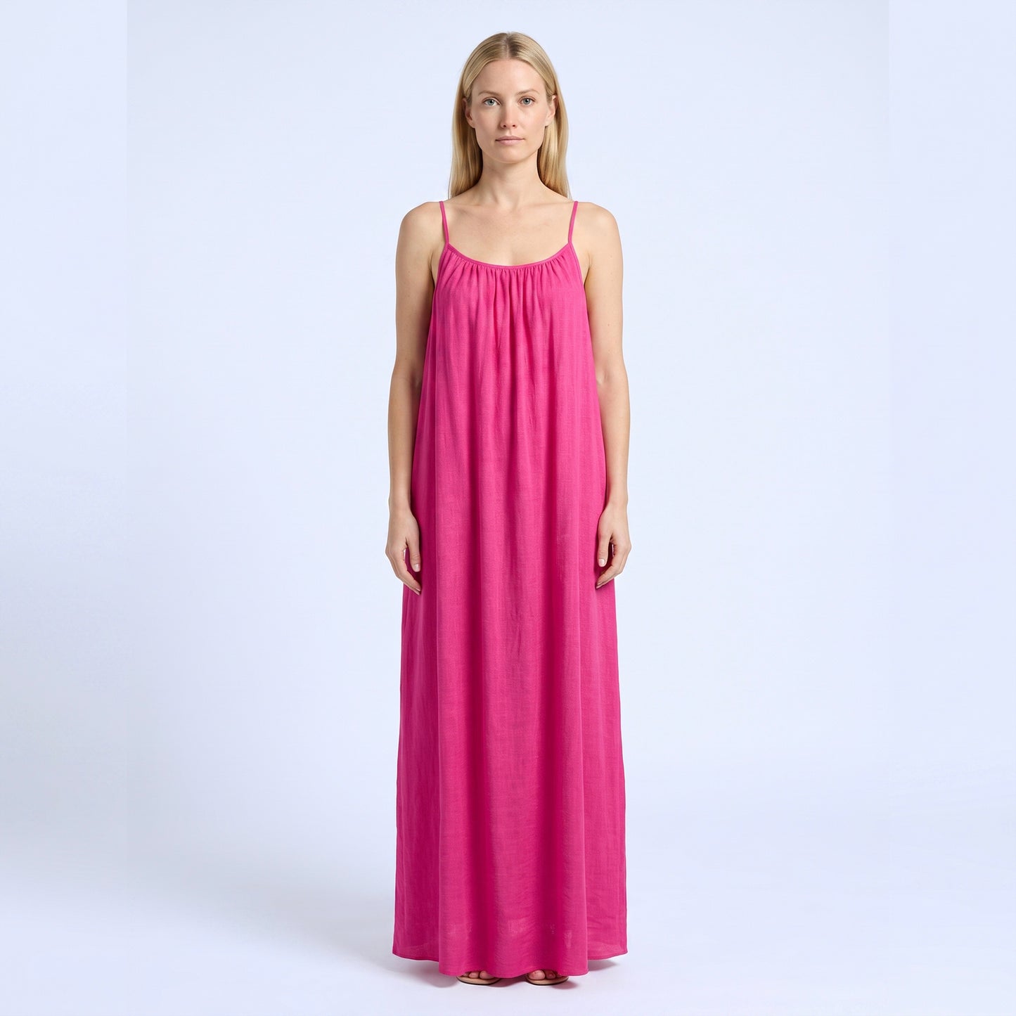 Crimson Nights Maxi Dress