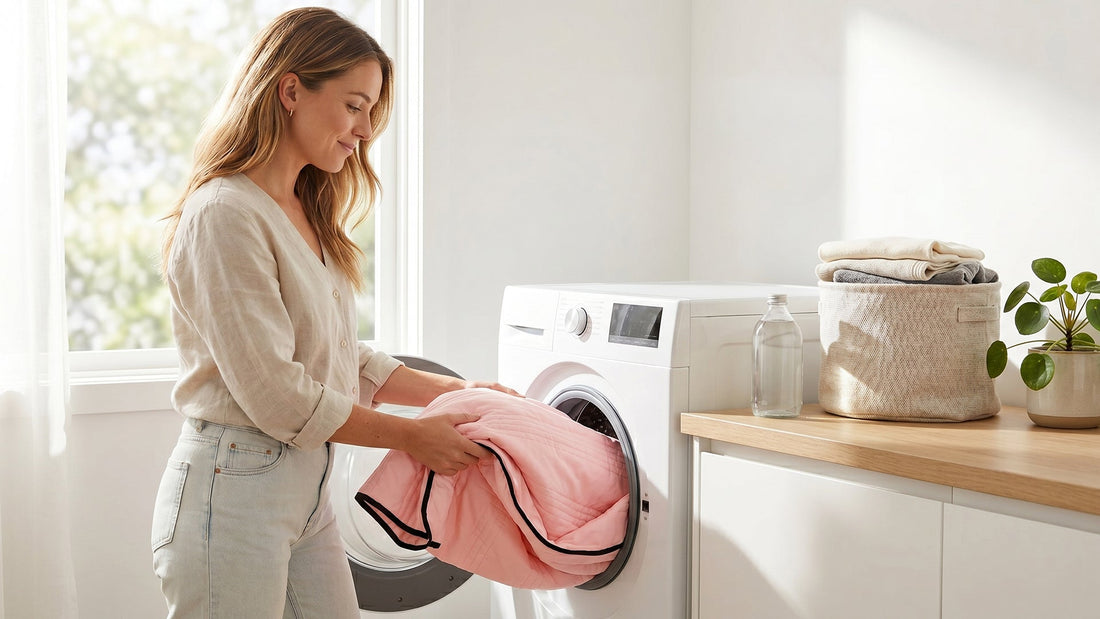 machine wash a cooling blanket
