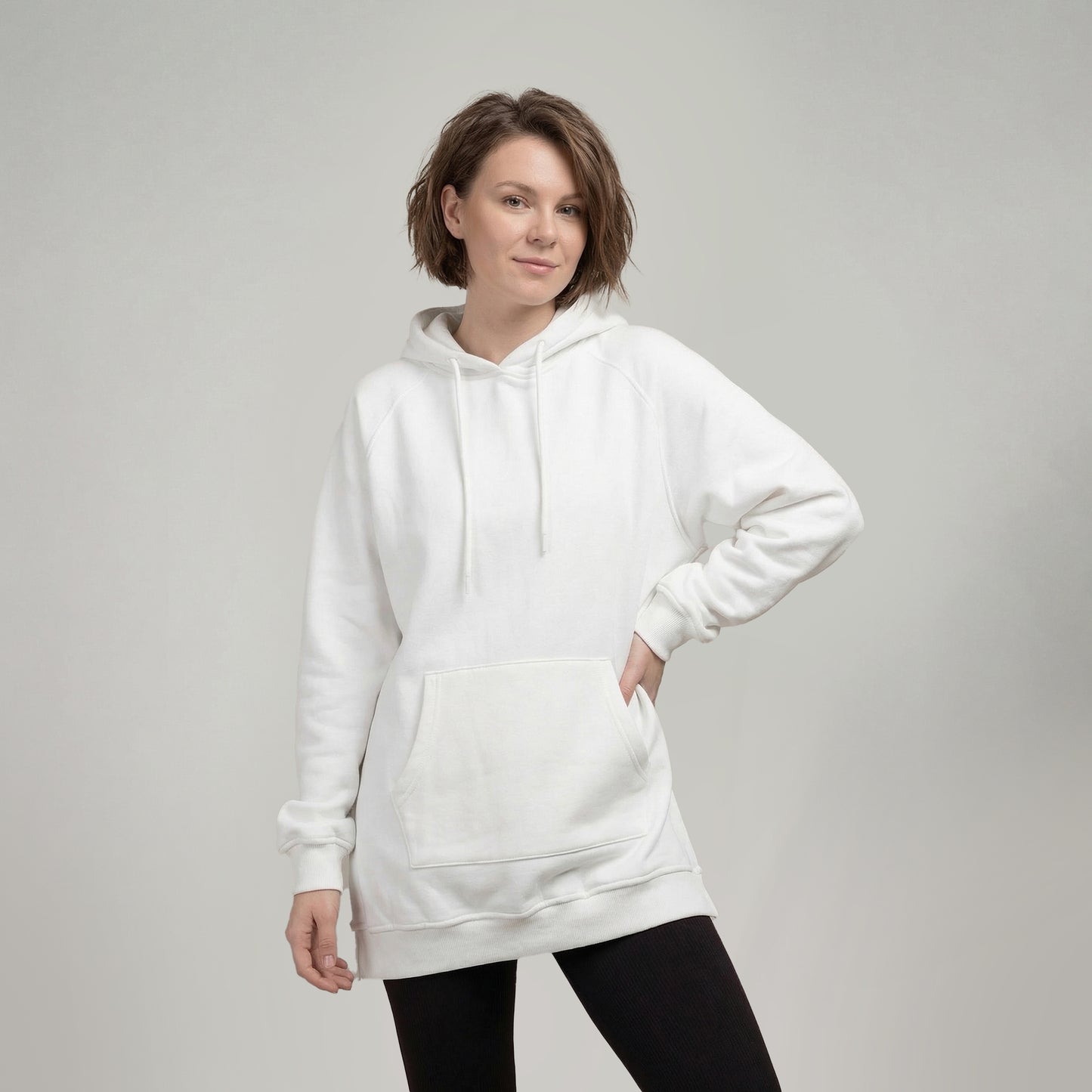 Oversized Hoodie Dress (With Fleece)