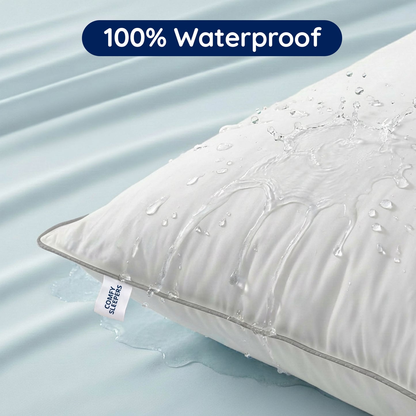 Luxury Hotel Pillow -  Waterproof & Stain-Resistant