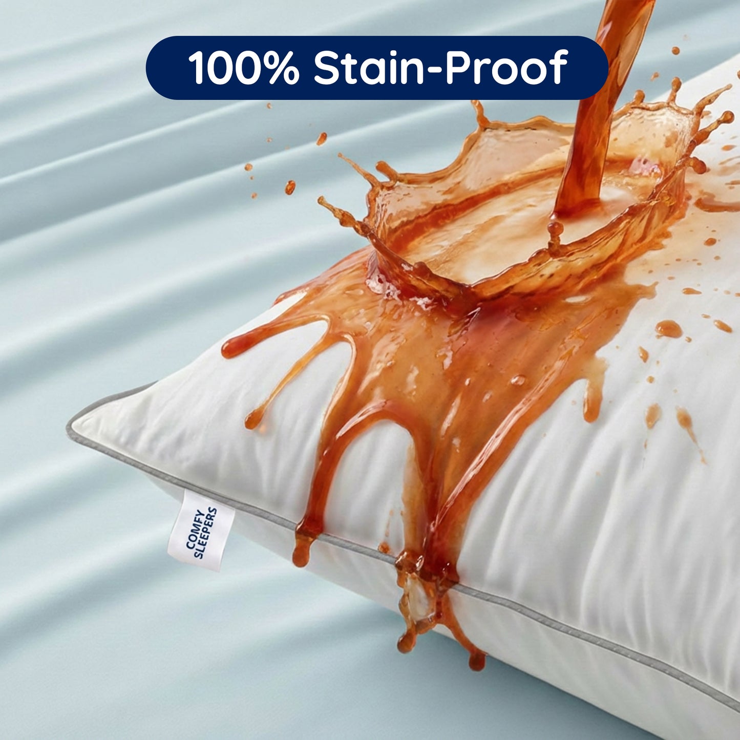 Luxury Hotel Pillow -  Waterproof & Stain-Resistant