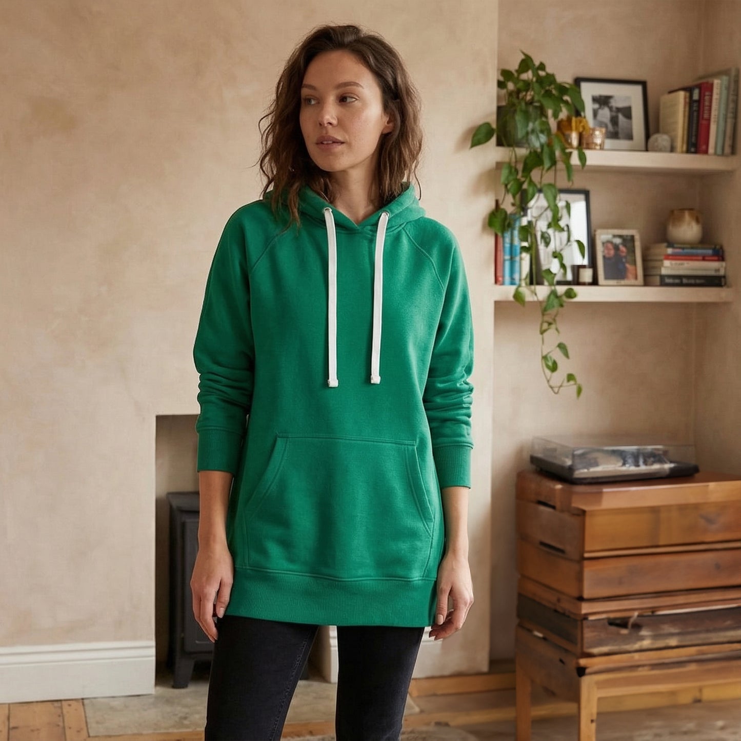 Oversized Hoodie Dress (With Fleece)