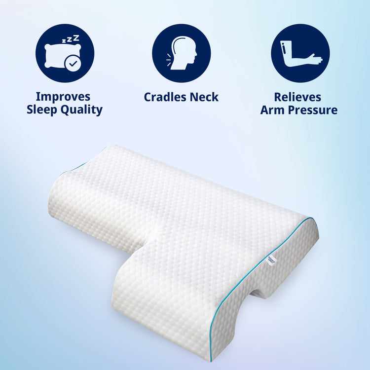Shoulder Relief Pillow - Flexible Arm Positions for Personalised Comfort