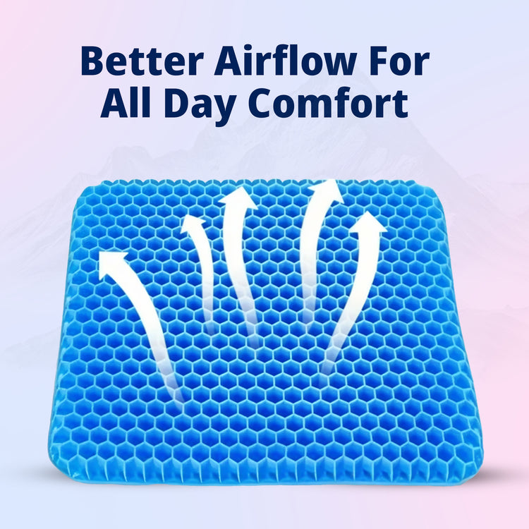 Honeycomb Gel Seat Cushion For All-day Comfort while Working