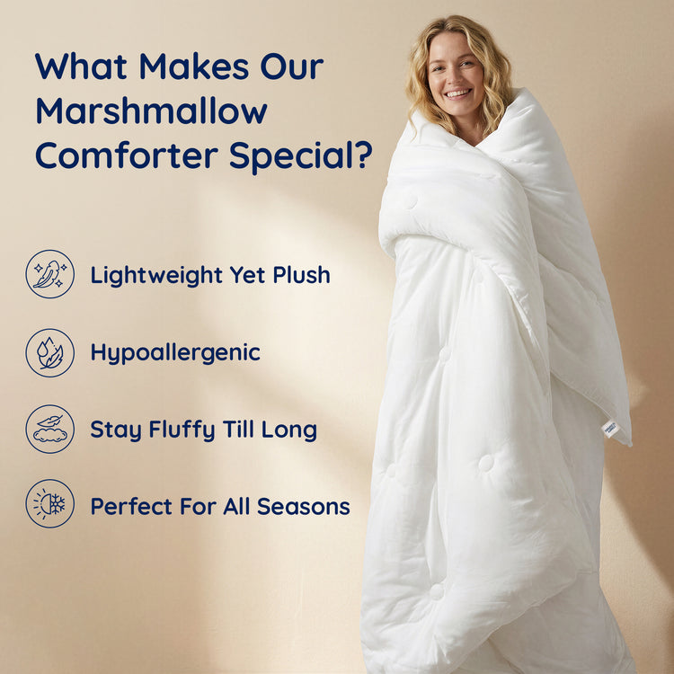 Il Piumone Marshmallow - Perfetto per Tutte le Stagioni