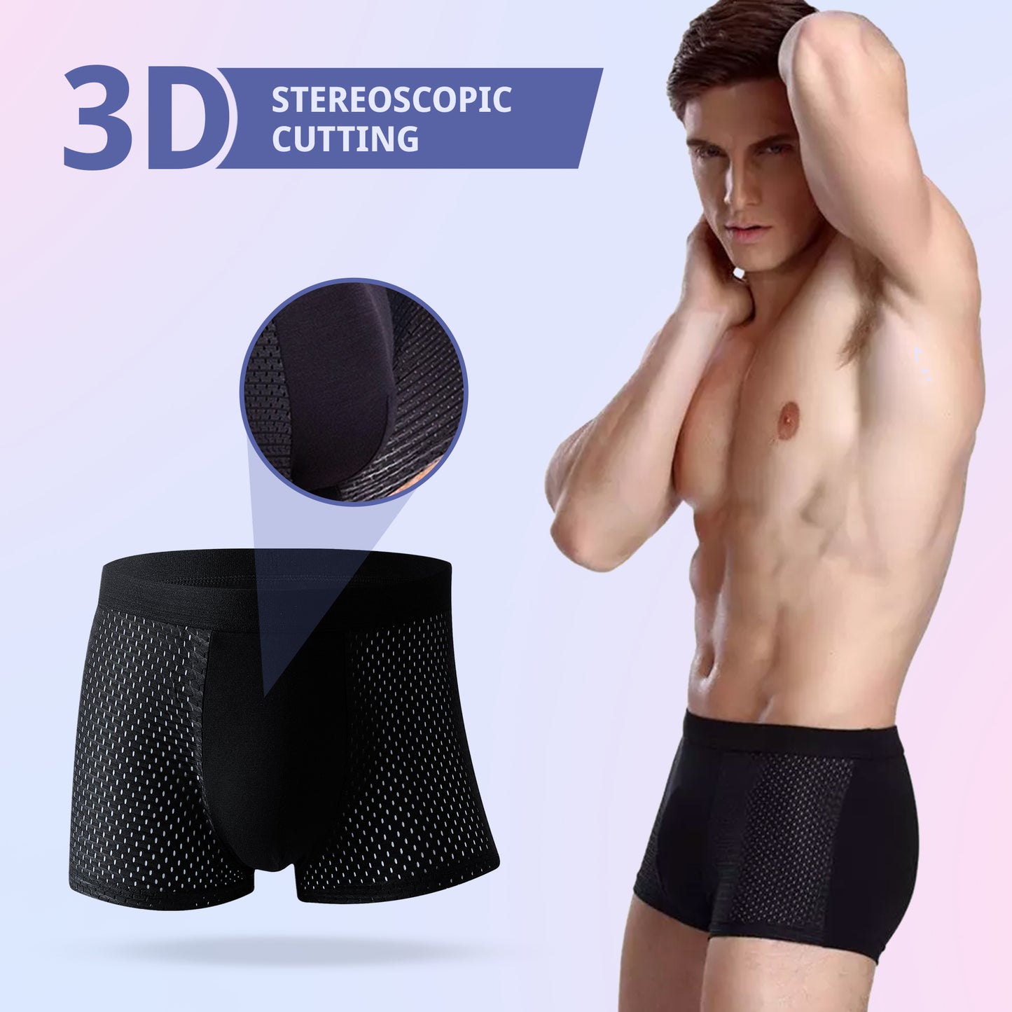 Bamboo Comfort Boxers - Stay Cool Without Sweat - Buy 1 Get 2 Free