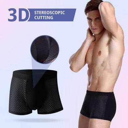 Bamboo Comfort Boxers - Stay Cool Without Sweat - Buy 1 Get 2 Free