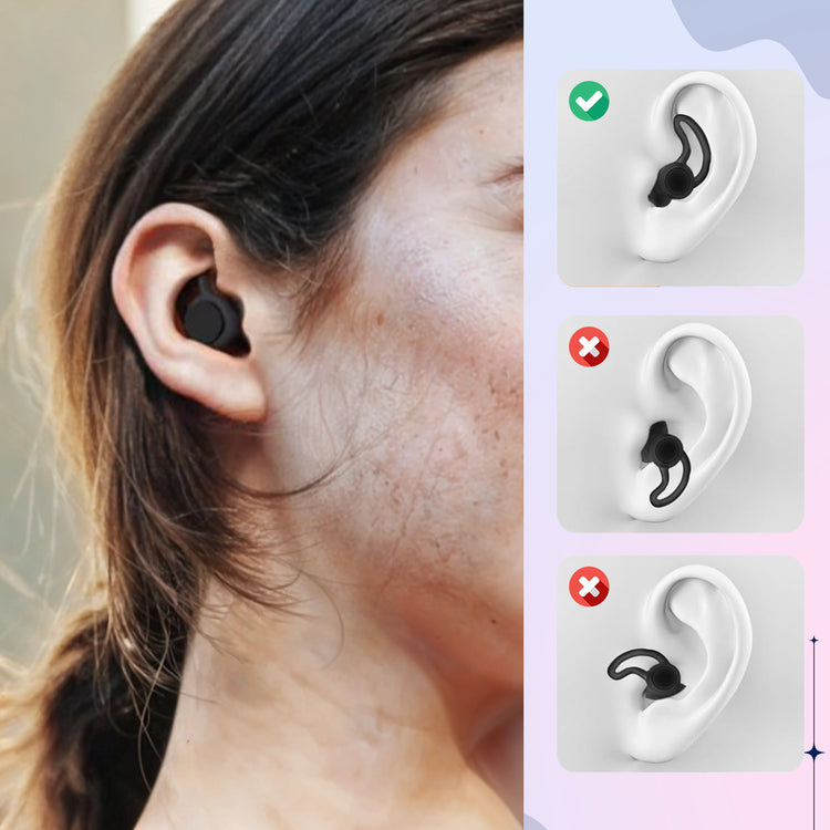 Bouchons d'oreilles apaisants pour le sommeil
