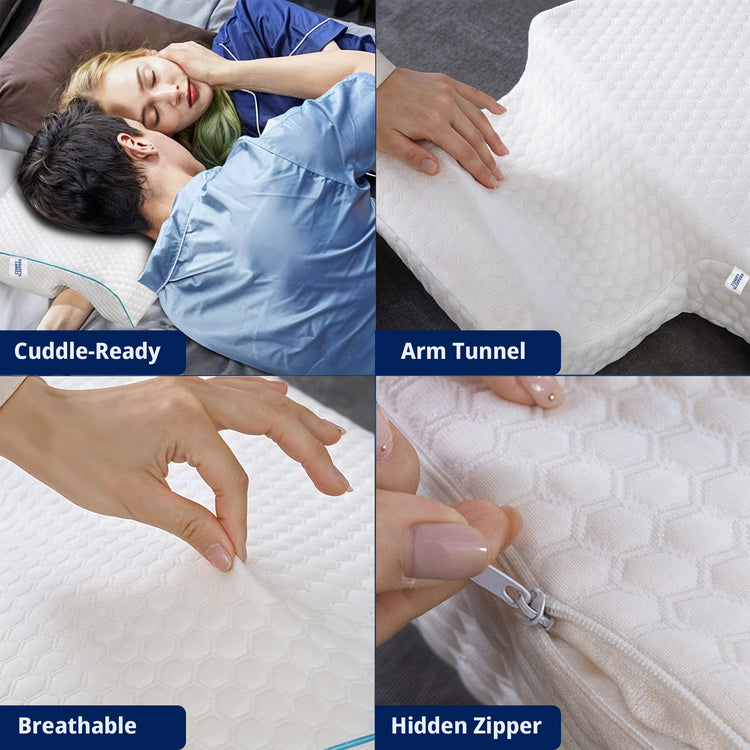 Shoulder Relief Pillow - Flexible Arm Positions for Personalised Comfort