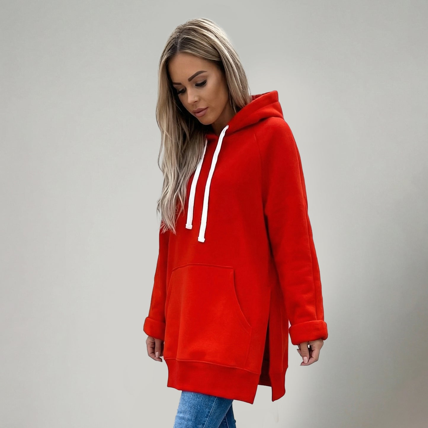 Oversized Hoodie Dress (With Fleece)