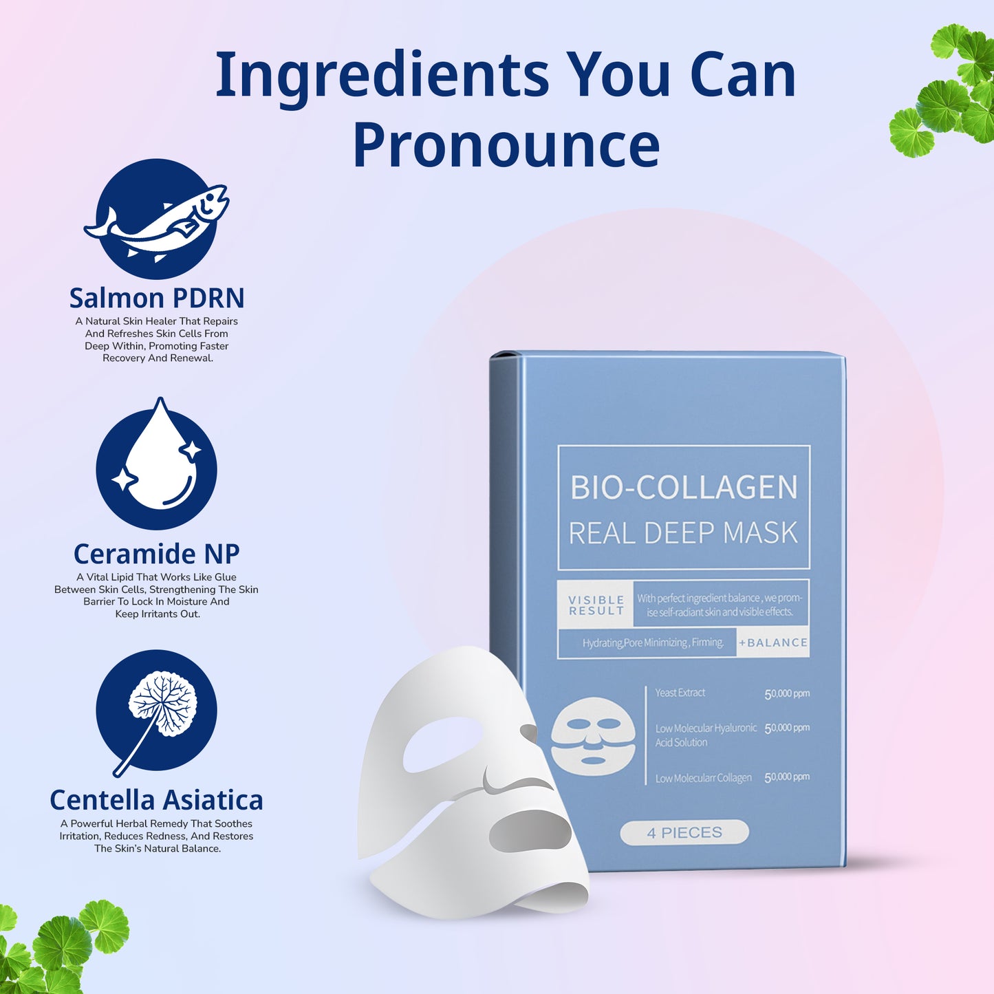 Bio-Collagen Deep Mask - Anti-Wrinkle Lifting Mask for Deep Collagen Renewal