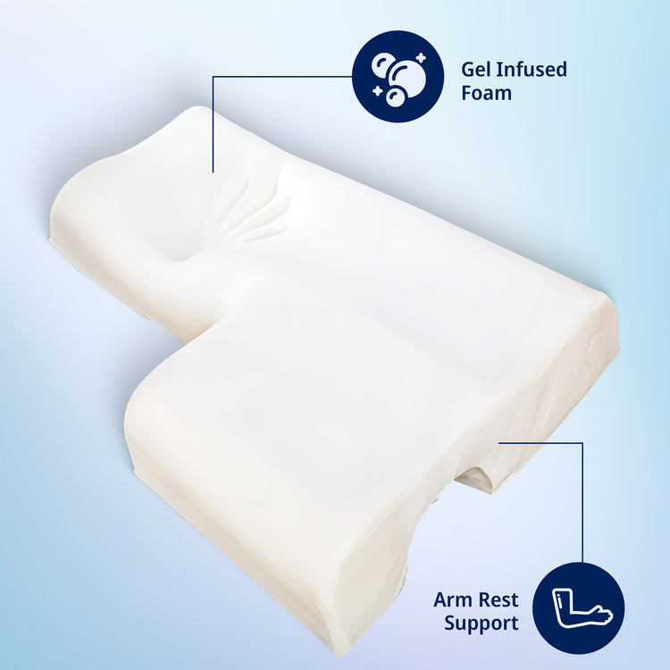 Shoulder Relief Pillow - Flexible Arm Positions for Personalised Comfort