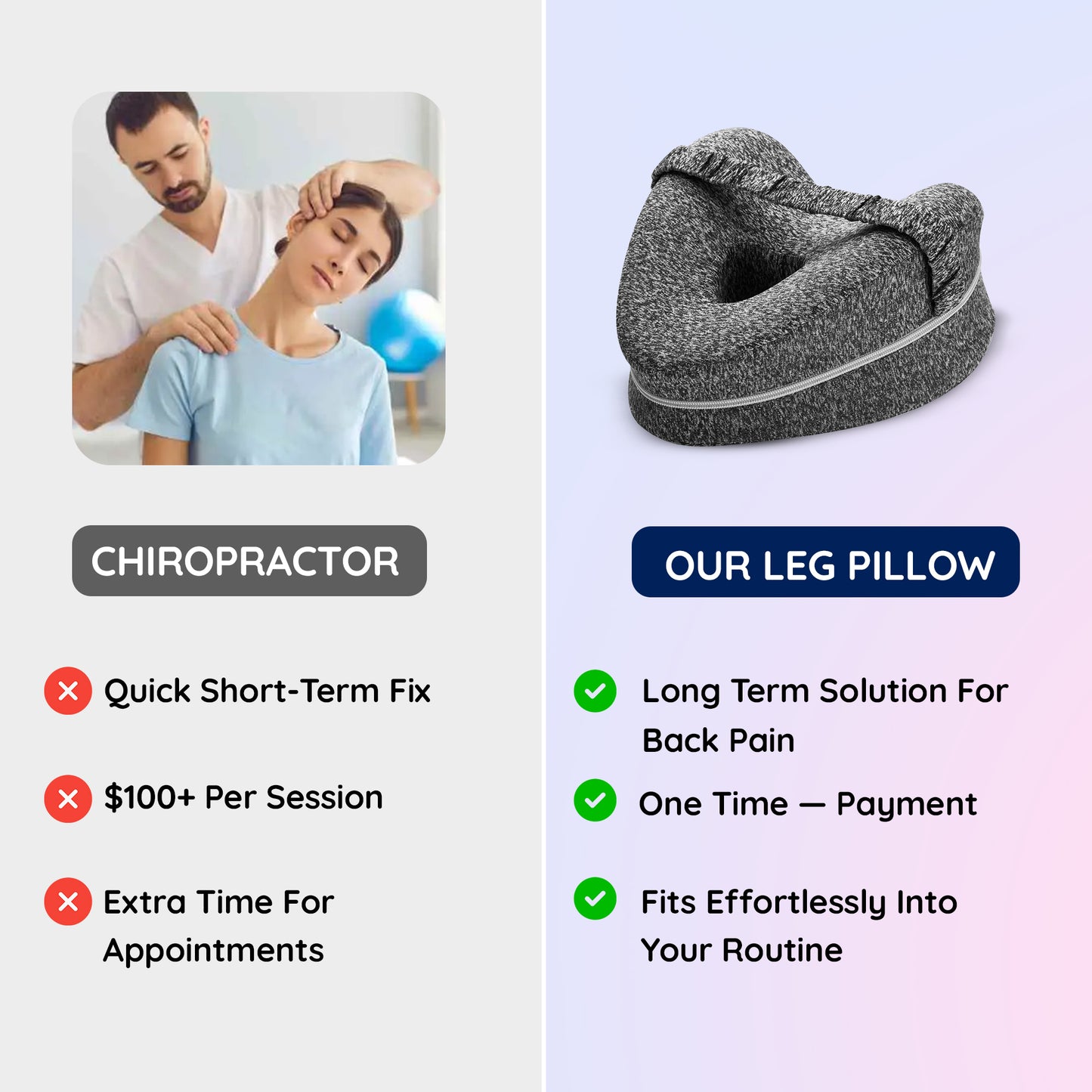 Leg Alignment Pillow