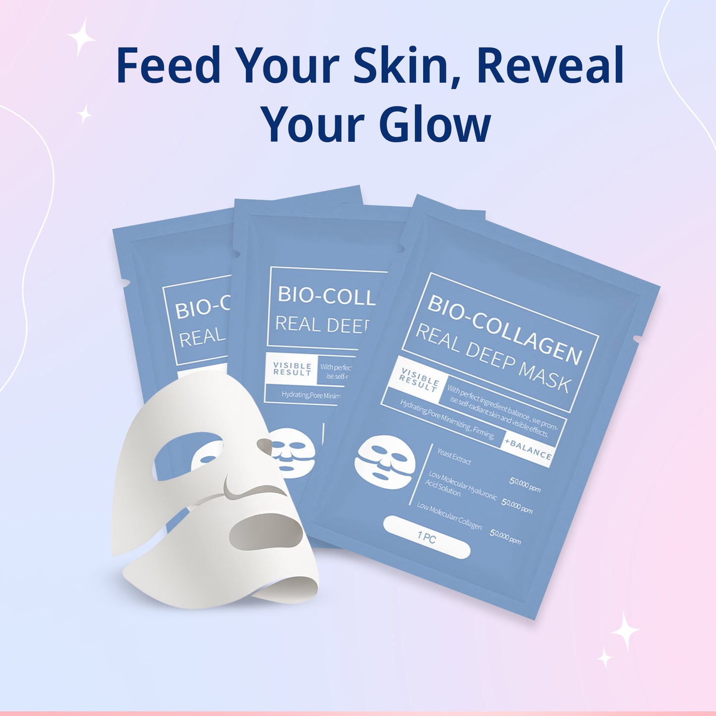 Bio-Collagen Deep Mask - Anti-Wrinkle Lifting Mask for Deep Collagen Renewal