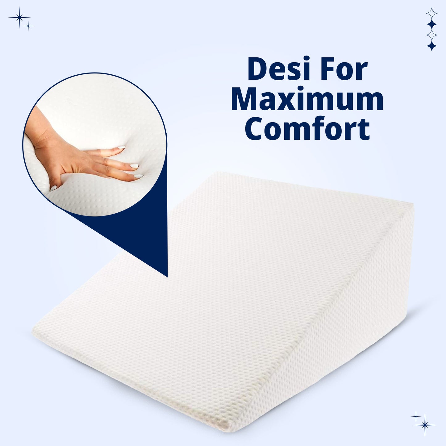 Back Pillow - WEDGE PILLOW FOR BACK & LEGS