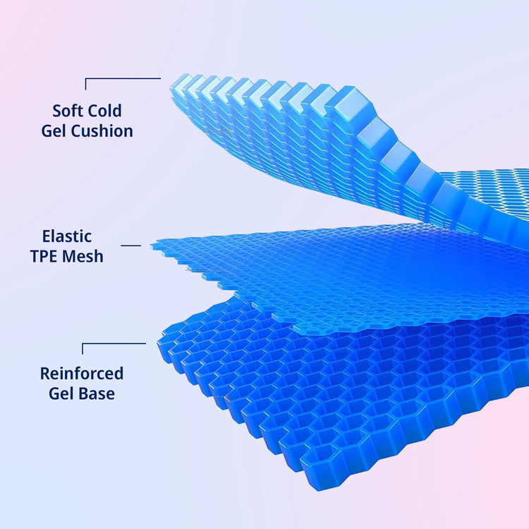 Honeycomb Gel Seat Cushion For All-day Comfort while Working