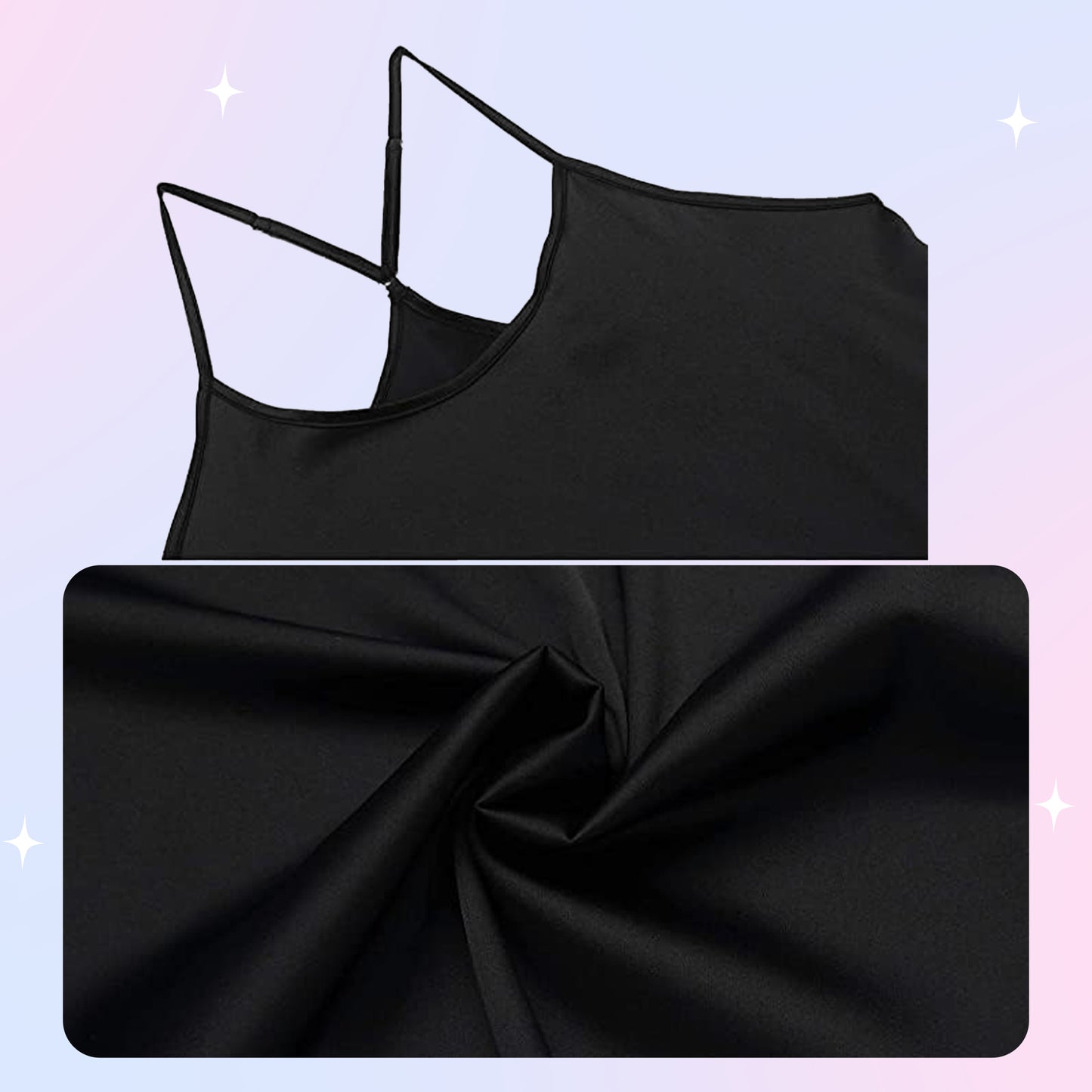 Silk Spaghetti Strap Camisole Set
