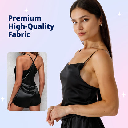 Silk Spaghetti Strap Camisole Set