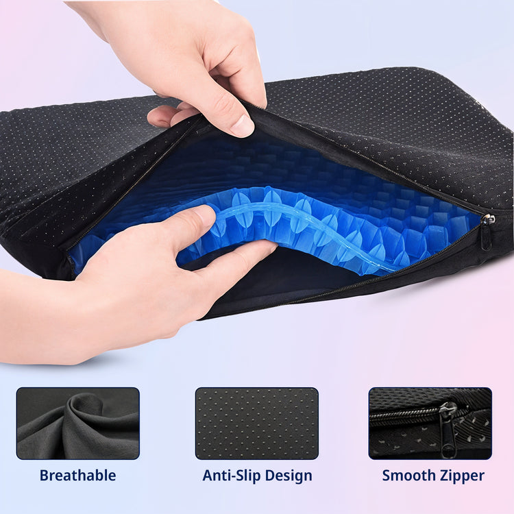 Honeycomb Gel Seat Cushion For All-day Comfort while Working