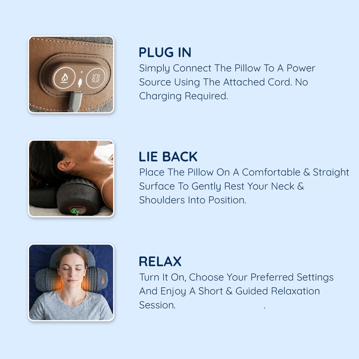 Neck & Shoulder Traction Massager Pillow