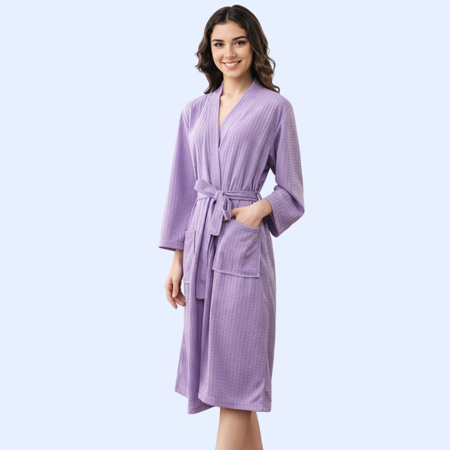 Women Luxury Cotton Bathrobe