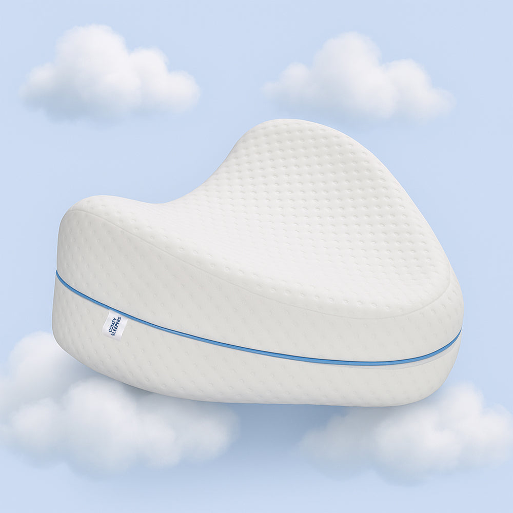 Cuscino di Supporto per Gambe e Ginocchia in Memory Foam - Sollievo dal Dolore per Sciatica, Schiena, Anche, Ginocchia, Articolazioni
