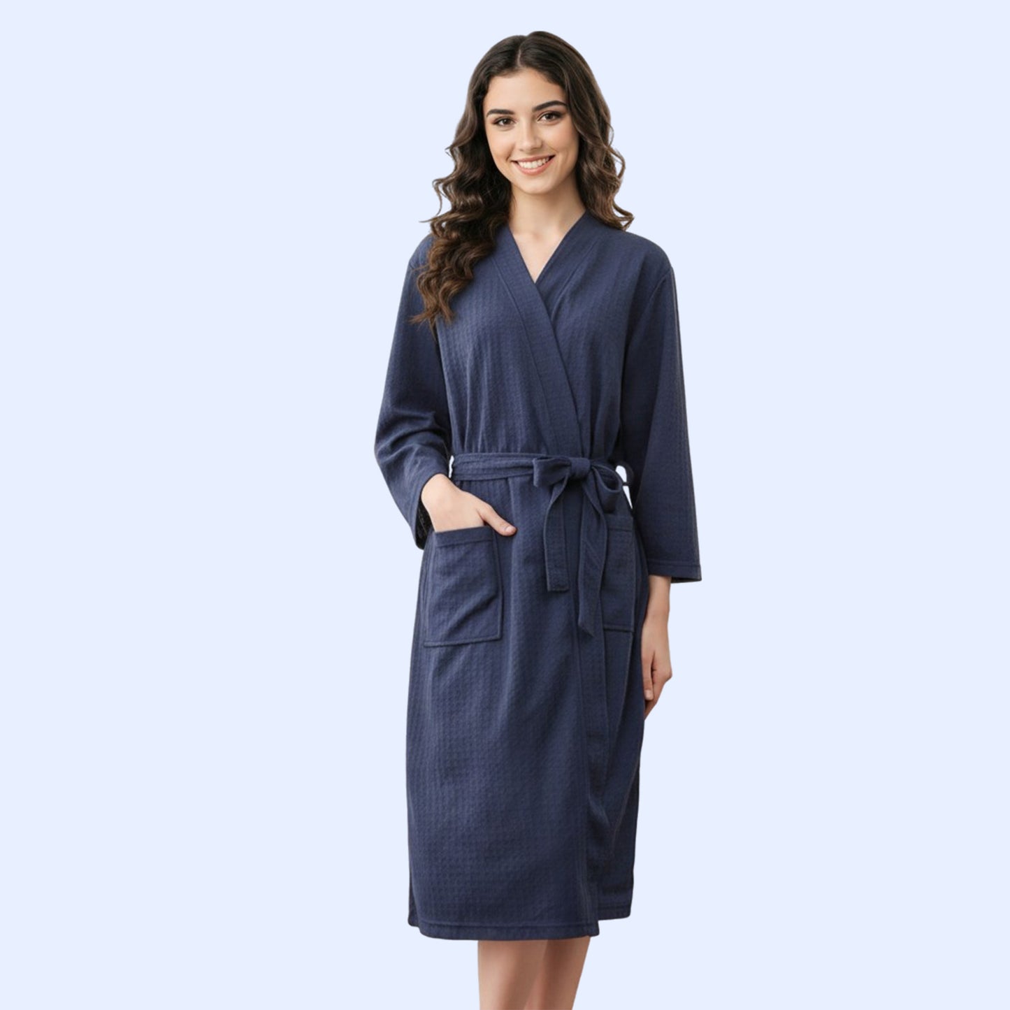 Women Luxury Cotton Bathrobe