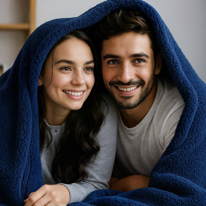 Waterproof Intimacy Blanket Navy Blue
