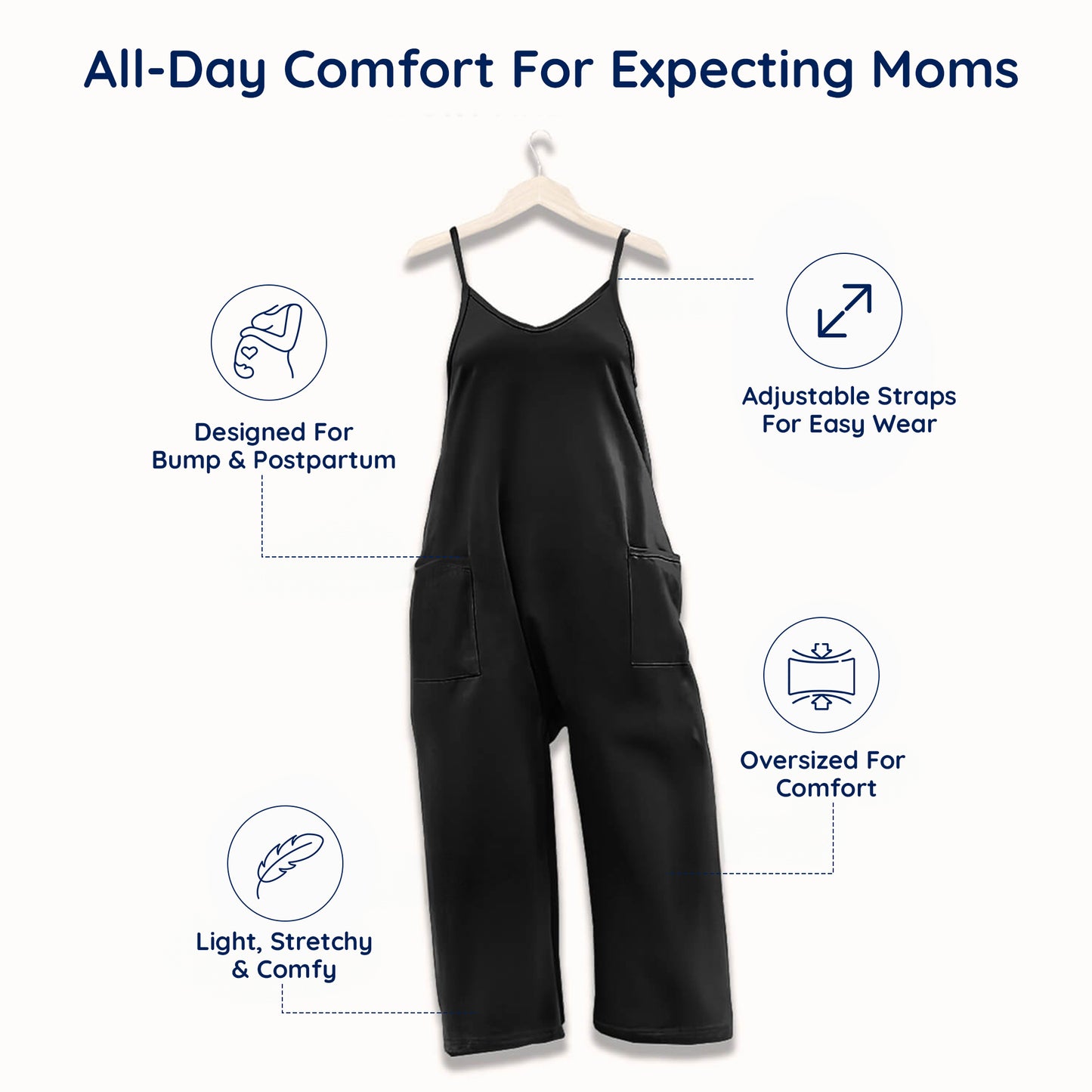 Oversized Jumpsuit - Maternity & Postpartum