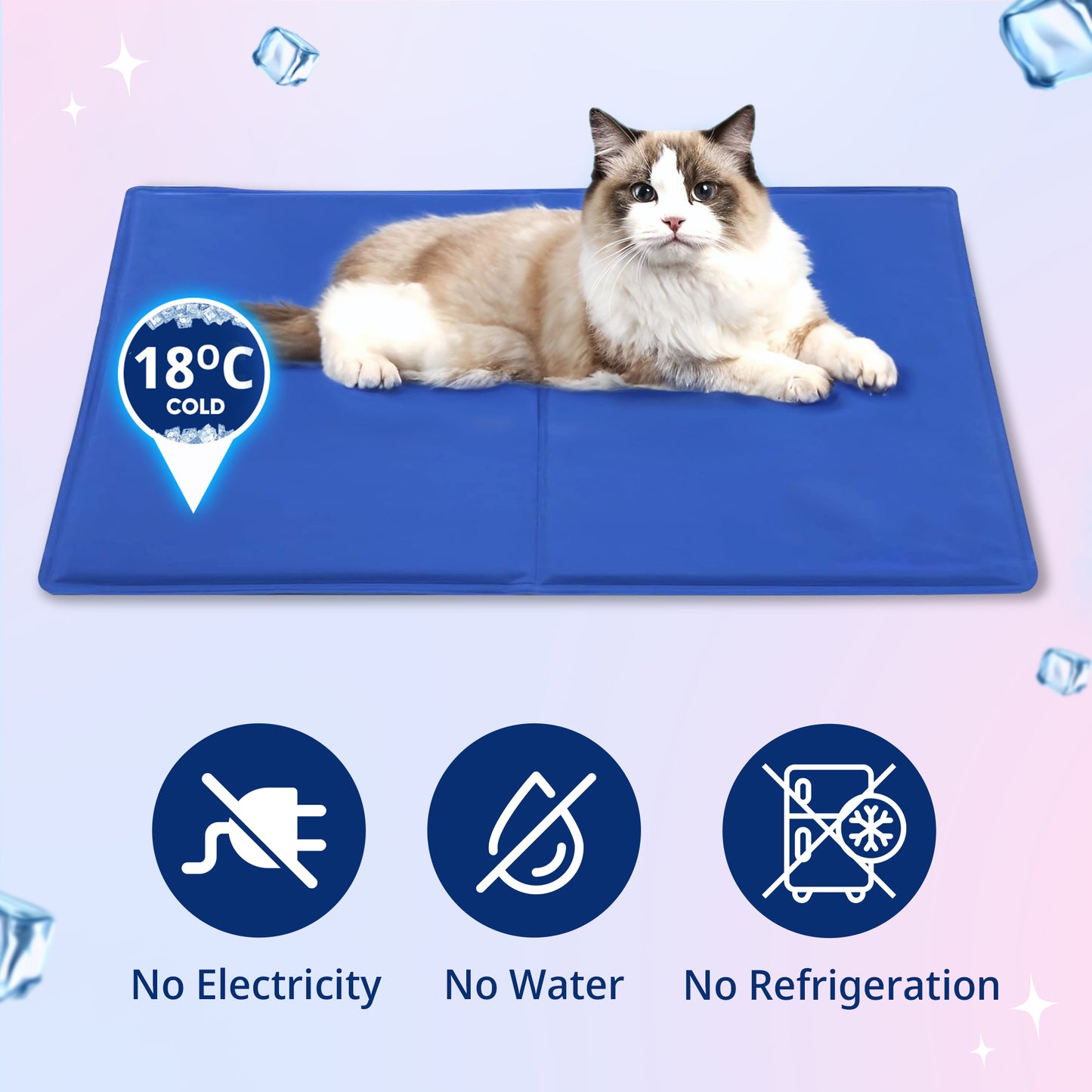 Pet Cooling Mat for All-day Cooling Comfort - Buy 1 Get 1 FREE