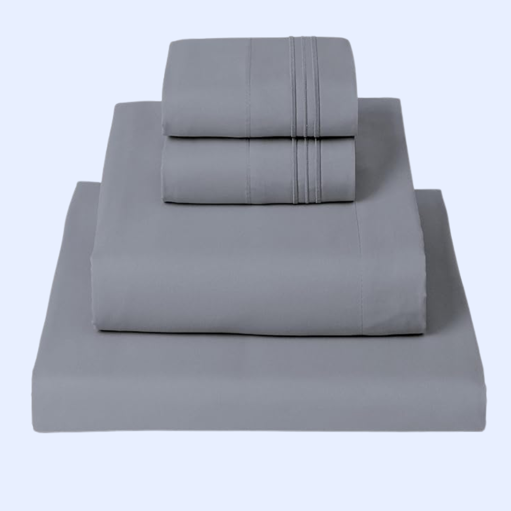 Set de lenjerie de pat din bumbac de lux - moale și respirabil, colecția hotelieră cu buzunar adânc