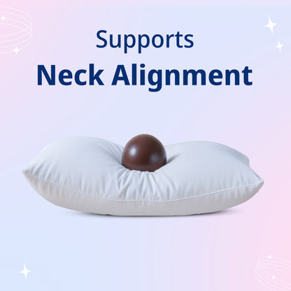 Sleeping All Night Pillow - Extra Comfort & Relaxation for Longer Hours Sleepers