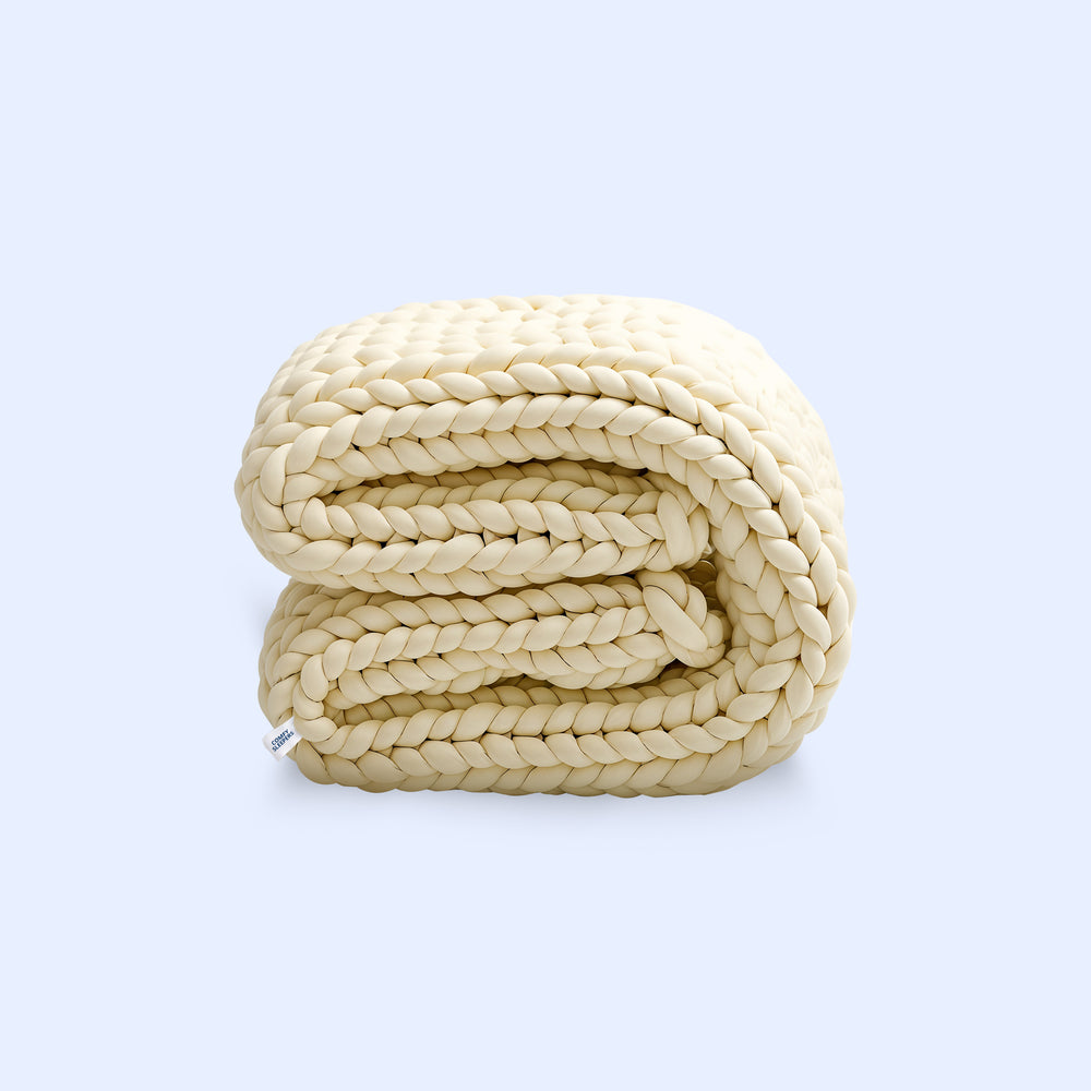Coperta Pesata a Maglia Grossa