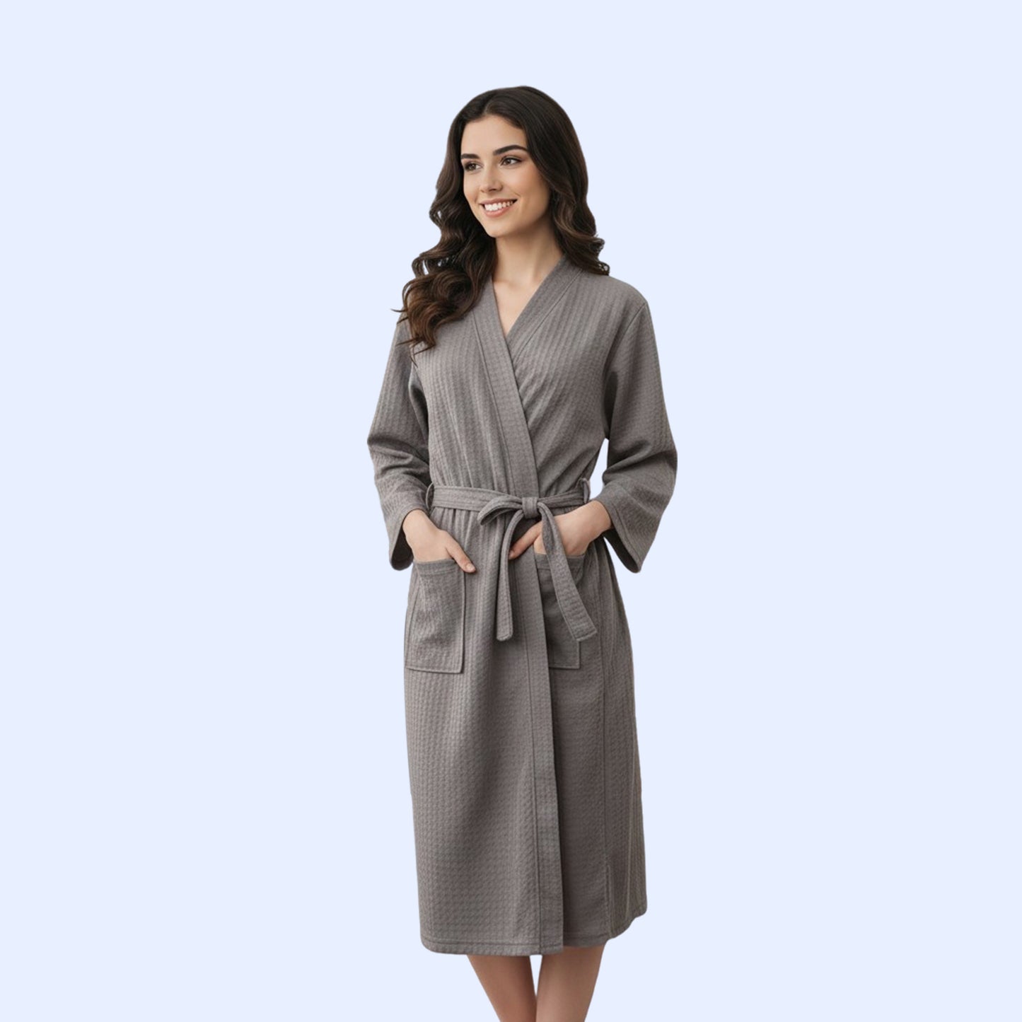 Women Luxury Cotton Bathrobe