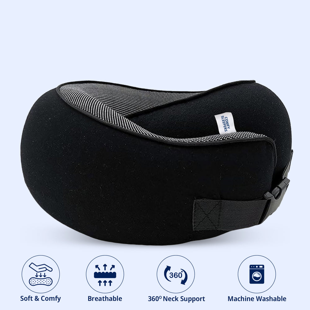 Cuscino da Viaggio per il Collo per Supporto a Testa e Spalle