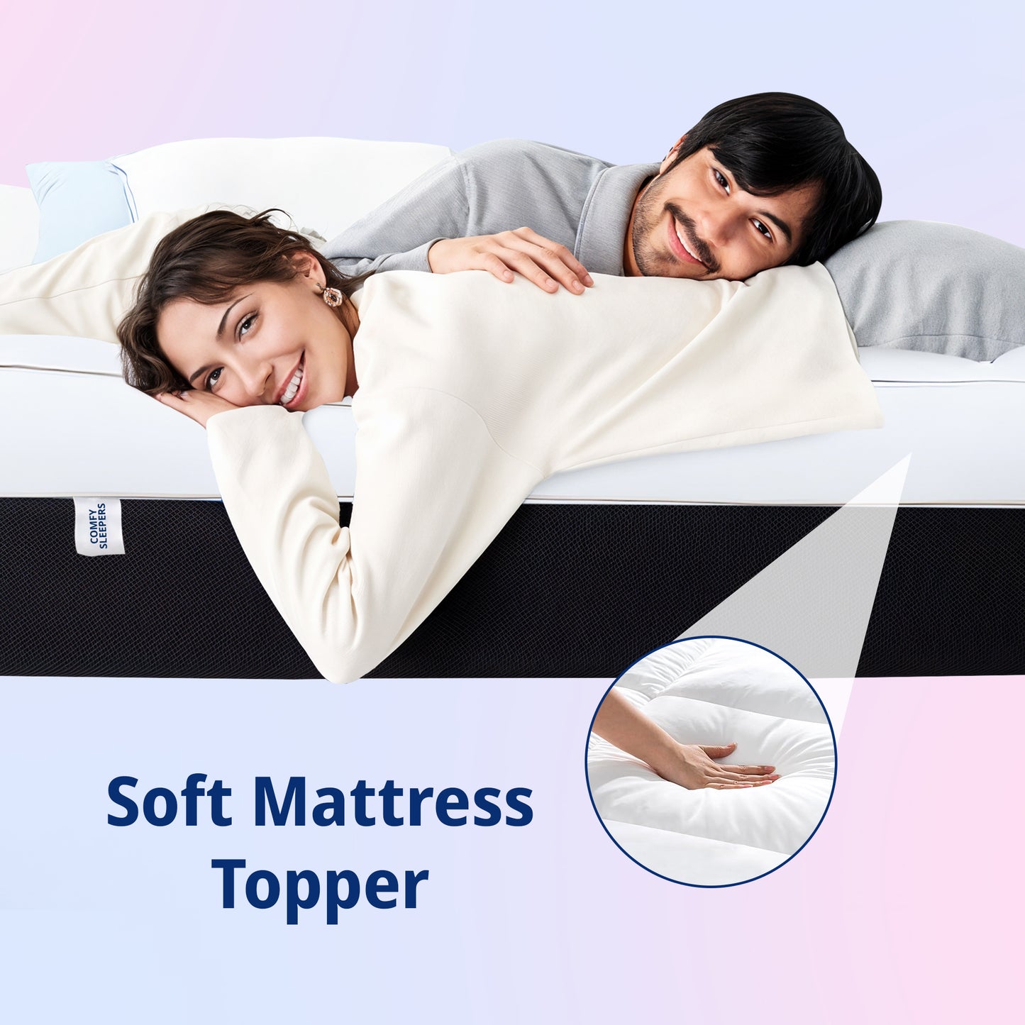 Luxury Top Mattress Topper – Ultimate Comfort for Restful Sleep