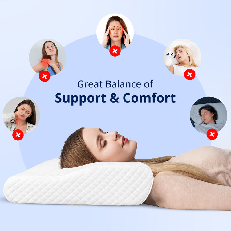 Cervical Pillow for Neck Discomfort & Support