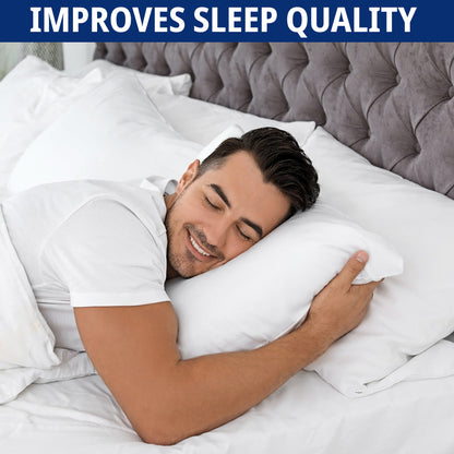 Sleeping All Night Pillow - Extra Comfort & Relaxation for Longer Hours Sleepers