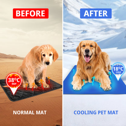 Pet Cooling Mat for All-day Cooling Comfort - Buy 1 Get 1 FREE