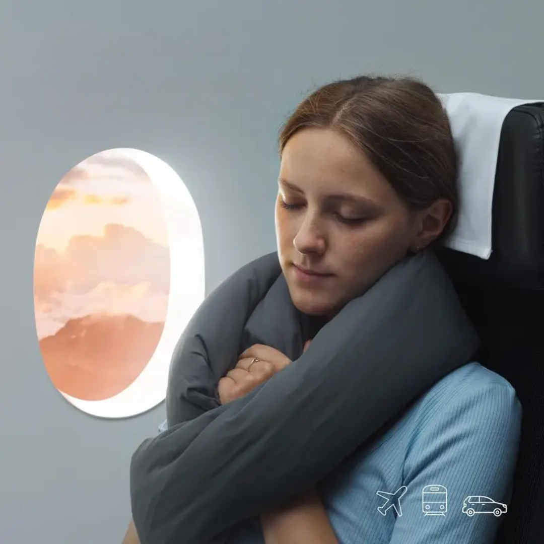 Infinity Travel Neck Pillow – Soft Neck Scarf for Home & Travel Sleep Support