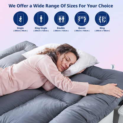 Luxury Top Mattress Topper – Ultimate Comfort for Restful Sleep