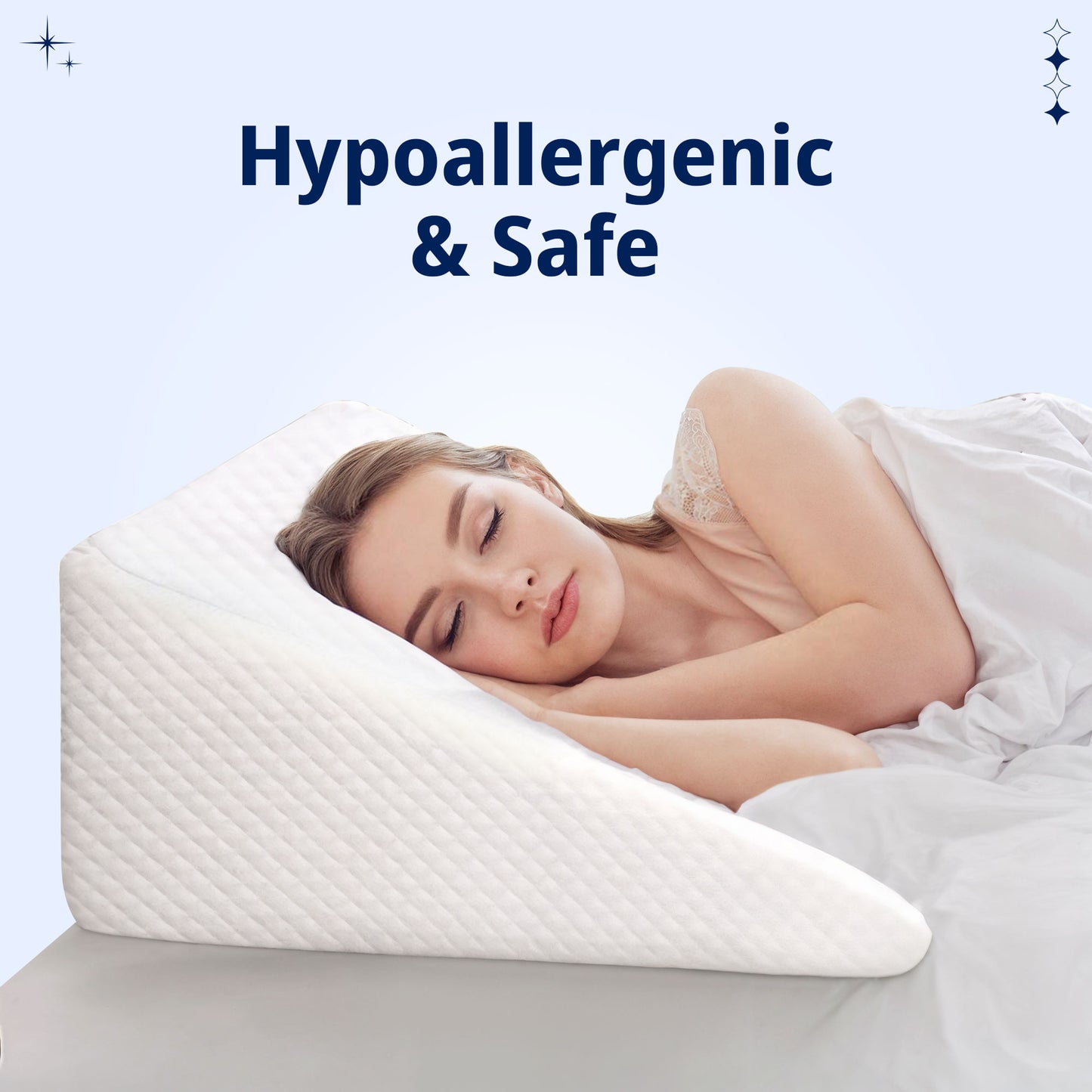 Back Pillow - WEDGE PILLOW FOR BACK & LEGS