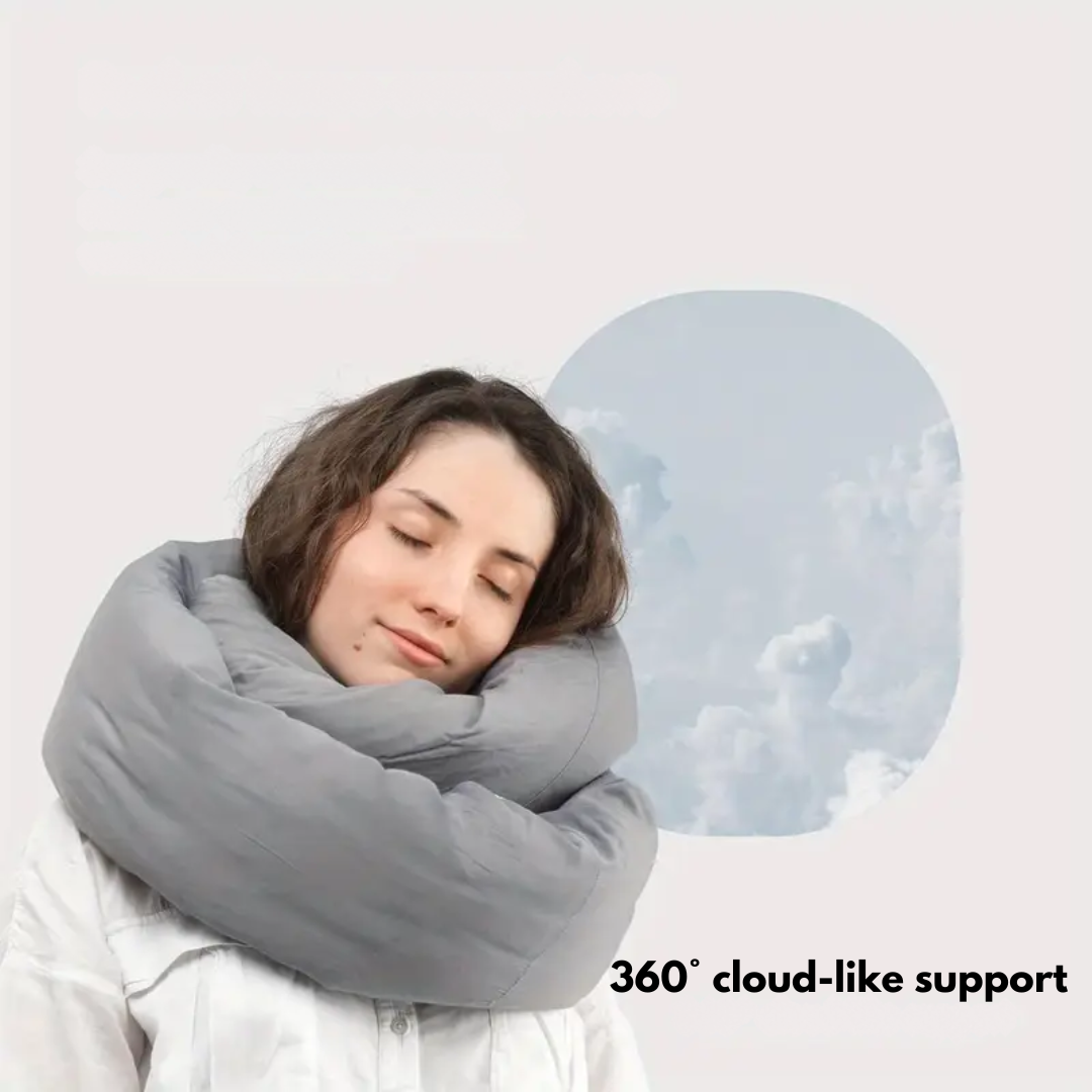 Infinity Travel Neck Pillow – Soft Neck Scarf for Home & Travel Sleep Support