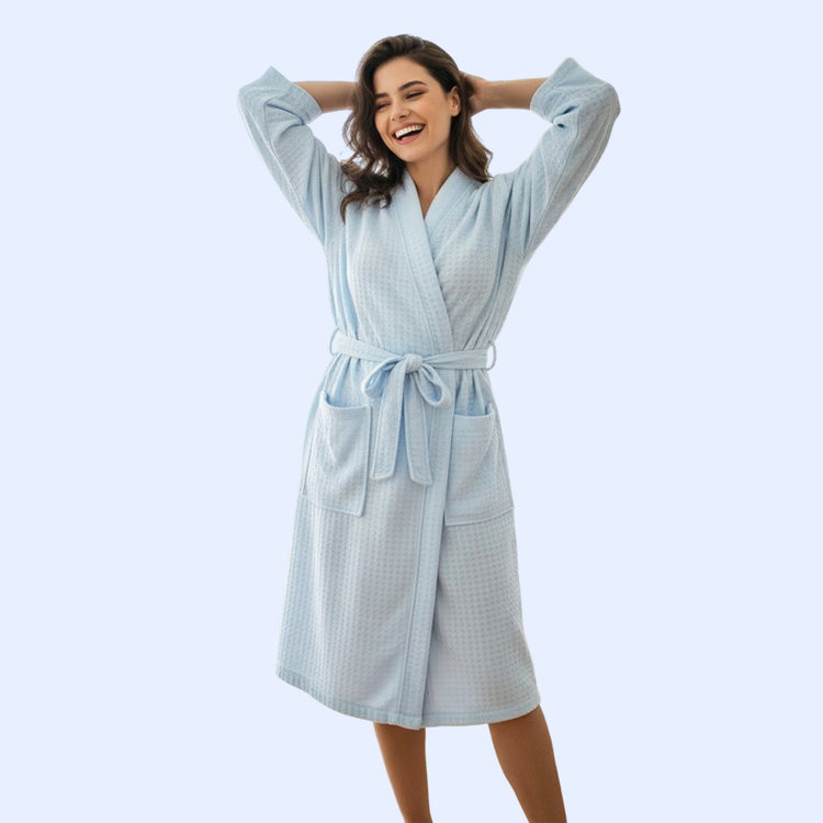Women Luxury Cotton Bathrobe