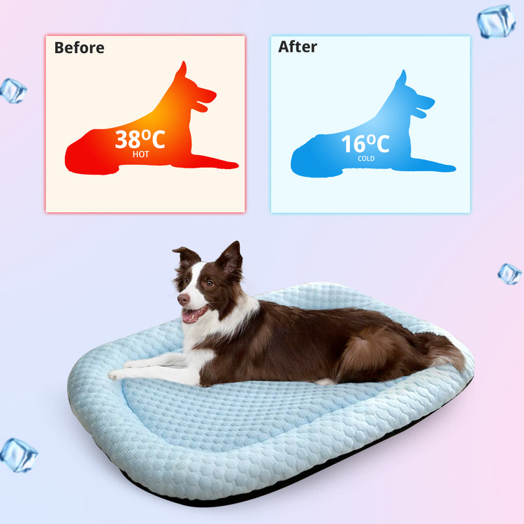Ice-Silk Cooling Pet Bed