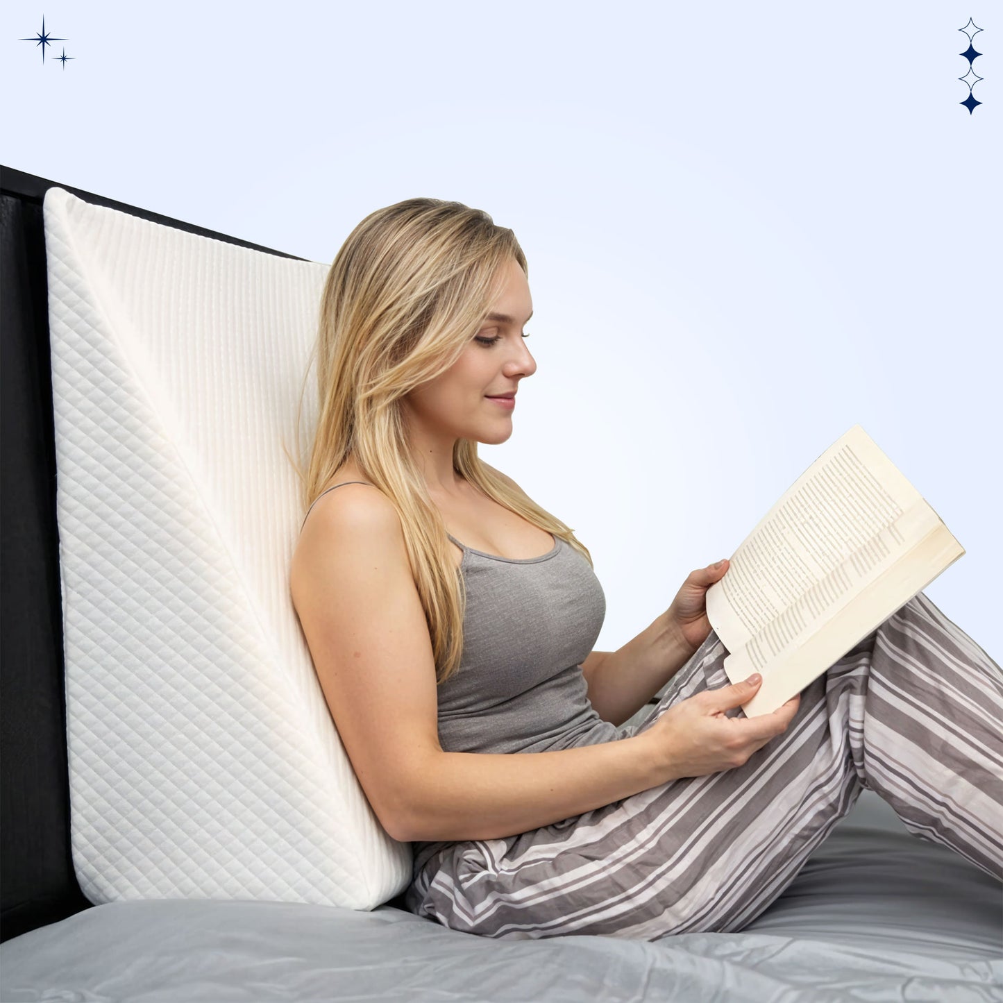 Back Pillow - WEDGE PILLOW FOR BACK & LEGS
