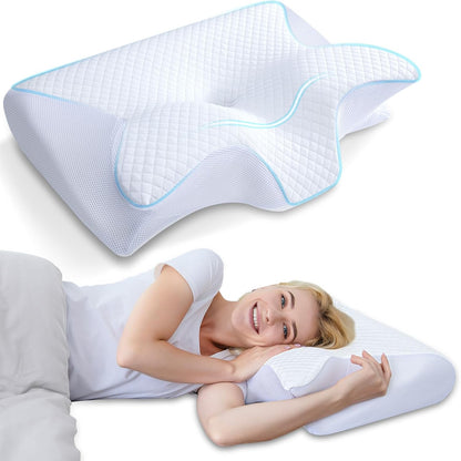 Butterfly Memory Foam Nackenstützkissen – Nacken- & Schulterstütze - Kaufe 1, bekomme 1 kostenlos